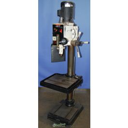 Used-Jet-Used Jet Geared Floor Drill Press-GHD-20-7575