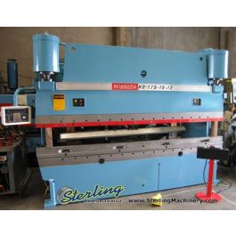 Used-Niagara-Niagara Hydraulic CNC Press Brake-HD-175-10-12-8356
