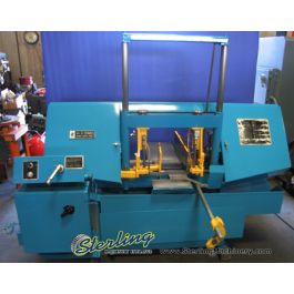 Used-W. F. Wells & Sons Horizontal Band Saw (Twin Post Type)-F-15-1-8754