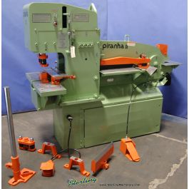 Used-PIRANHA-Used Piranha Hydraulic Ironworker (Dual Operator)-P II 88-9782