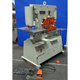 Used-Geka-Used Geka Hydraulic Ironworker (Dual Operator)-HYD-70-S-9819
