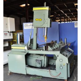 Used-HYDMECH-Used Hyd-Mech Automatic Tilting Vertical Bandsaw-V-18 A-9981
