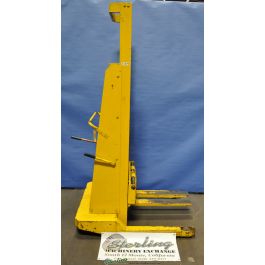 Used-Blue Giant-Used Blue Giant Straddle Stacker Hydraulic Lift Truck-#750-A1078