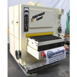 Used-CEMCO-Used Cemco Dual Head Belt Grinder (Belt/Brush) (Wet)-2000-A1366