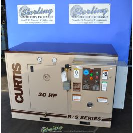 Used-Curtis-Used Curtis Rotary Type Air Compressor-R/S 30B-A1522