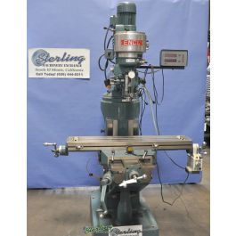 Used-ENCO-Used Enco Vertical Milling Machine (Step Pulley Type Head)-100-1527-A1903