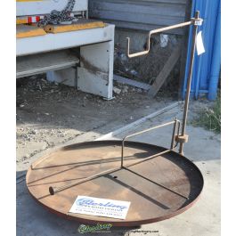 Used-Union-Used Horizontal Non-Powered Reel Holder and Strip Guide Uncoiler-42-A1948