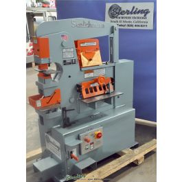 Used-Scotchman-Brand New Scotchman Hydraulic Ironworker With Built In Notcher-50514 - CM-A2400