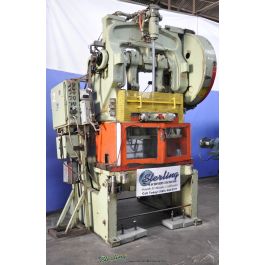 Used-Bliss-Used Bliss Air Clutch Open Back Double Crank Inclinable Punch Press-106FW-A2459
