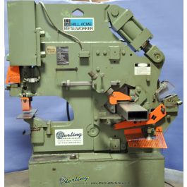 Used-Hill Acme-Used Hill Acme Heavy Duty Hydraulic Ironworker (Dual Operator) With 20