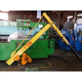 Used-Used Jig Boom with 2 Ton Electric Hoist-ES3B-209-A2812