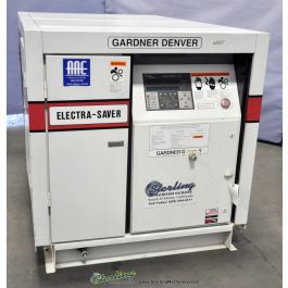Used-Gardner Denver-Used Gardner Denver Electra Saver Turn Valve Rotary Screw Air Compressor-ELECTRA SAVER EAH99A-A2827