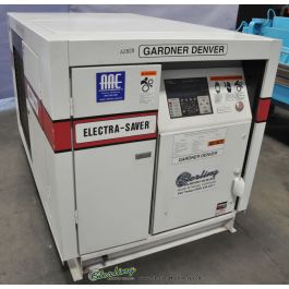 Used-Gardner Denver-Used Gardner Denver Electra Saver II Turn Valve Rotary Screw Air Compressor-ELECTRA SAVER II ECHOJG-A2828