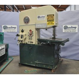 Used-DoAll-Used DoALL Vertical Deep Throat (Heavy Duty) Bandsaw With Hydraulic Power Table Feed and Tilt-2613-3-A2907