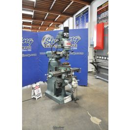 Used-ENCO-Used Enco Vertical Milling Machine (Step Pulley Type Head)-100-1527-A3634