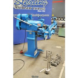 Used-Niagara-Used Niagara Power Rotary Crimping & Beading Machine With Circle Shear Flanging Attachment-180-A3741