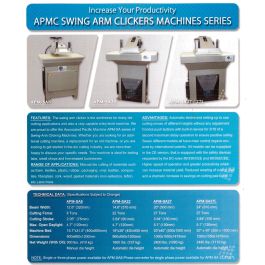 Used-APMC-Brand New APMC Hydraulic Clicker Press-APM-SA8-A3820
