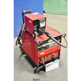 Used-LINCOLN-Used Lincoln Constant Voltage DC Arc Welding Power Source with LN-7 Feeder-IDEALARC CV-300-A4024