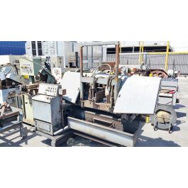 Used-W.F. Wells-Used W.F. Wells & Sons Horizontal Band Saw (Twin Post Type)-F- 15- 1-A4281
