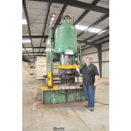 Used-Pacific Press-Used Pacific Pressformer Hydraulic Forming Press-750PK-A4336