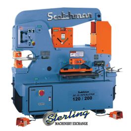 New-Scotchman-Brand New Scotchman Dual Operation Hydraulic Ironworker-DO 120/200 - 24 M-SMDO12020024M