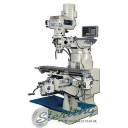 New-Baileigh-Brand New Baileigh Variable Speed Vertical Milling Machine (Single Phase) With 3 Axis DRO and X/Y/Z Table Power Feeds-VM-942-1-BA9-1008192-SMVM9421