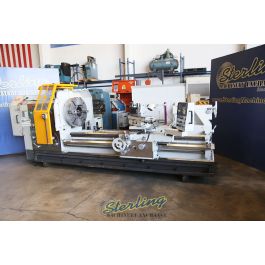 Used-Eisen-Used Eisen Heavy Duty Hollow Spindle Gap Bed Engine Lathe With Double Chuck and 10