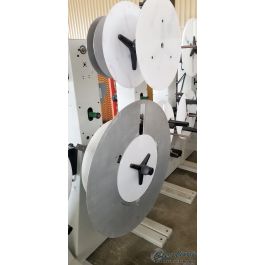 Used-P/A INDUSTRIES-Used P/A Industries Coil Reel with Adjustable Shafts, Includes: Paper Interleaf Roll, Gordon Reel Control and Antenna Coupler (Like New Condition)-SRA-600-A5236