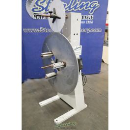 Used-P/A INDUSTRIES-Used P/A Industries Powered Coil Reel With Paper Interleaf-SRA-600-A5238