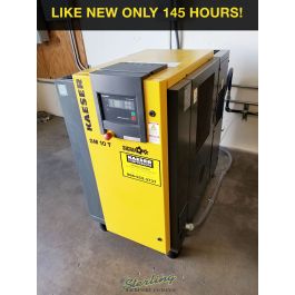 Used-Kaeser-Used Kaeser Screw Air Compressor, LIKE NEW ONLY 145 HOURS!-SMT10T-A5313