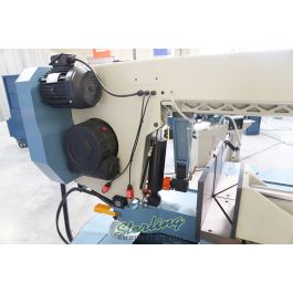 Used-Baileigh-Used (Demo Machinery) Baileigh Horizontal Semi-Automatic Dual Mitering (Swivel) Variable Speed Metal Cutting Band Saw -BS-24SA-DM-A5575