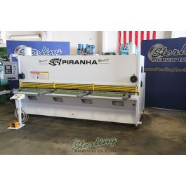 Used-PIRANHA-USED Piranha Hydraulic CNC Shear (UNBELIEVEABLE CONDITION)-1/4-10-A5675