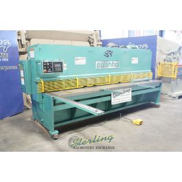 Used-PIRANHA-Used Piranha Hydraulic Shear Heavy Duty Metal Plate Shear With Programmable Backgauge (Excellent Condition)-1/4-12'-A5800
