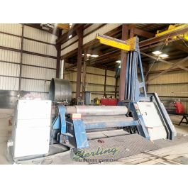 Used-Faccin-Used Faccin Hydraulic 4 Plate Roll Machine with Heavy Duty Roll Support-4HEL-A5983