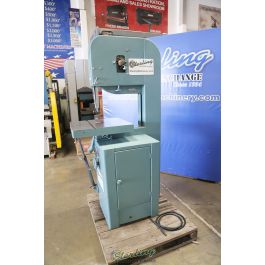 Used-DELTA-Used Delta Vertical Bandsaw- Cuts Metal and Wood (Runs Great, Very Clean)-28-365-A6124