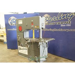 Used-Continental-Used Continental Machine Pehaka Deep Throat Vertical Bandsaw -USF10R-A6191