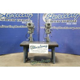 Used-Clausing-Used Clausing 2 Head Drill Press and Heavy Duty Table-1657-A6293