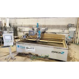 Used-Flow-Used Flow CNC Waterjet Cutting System (GUARANTEED BY FLOW DEALER!) Cut Metal, Stone, Glass, Tile-MACH2 2031B-A6370
