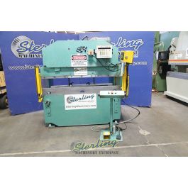 Used-PIRANHA-Used Piranha CNC Hydraulic Press Brake Parts Machine (2 Axis CNC Controller) AS IS SPECIAL PRICE. WATCH VIDEO-3506-A6479