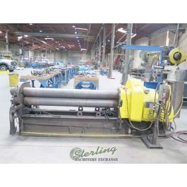 Used-Custom-Used Power Plate Roll With Angle Roll on End---A6546