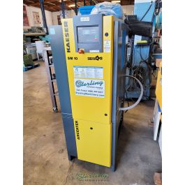 Used-Kaeser-Used Kaeser Rotary Screw Air Compressor With Dryer and Tank Built In  (Save Thousands from New) (Late Model)-AIR CENTER SM 10-A6584
