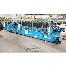 Used-BRADBURY-Used Bradbury Rollformer, Coil Straightener, Coil Reel, Punch, Nibble, Notch and Shear System Complete Forming Roll Forming Line 