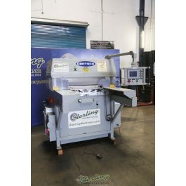 Used-Contech-Used Contech Hydraulic Flat Bed Clicker Press With Auto Shuttle Table -UP2028-A6666