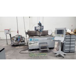 Used-Flow-Used Flow CNC Water Jet Cutting System (Good Running Condition, Guaranteed By Flow Dealer)-M2-1313B-A6749