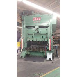 Used-Bliss-Used Bliss Straight Side Stamping Press (BIG HEAVY DUTY PUNCH PRESS)-# 13-C5079