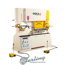 New-Geka-Brand New Geka Dual Cylinder Ironworker with Bending Station-BENDICROP 85S-SMBENDICROP85S