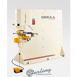 New-Geka-Brand New Geka Puma Series Hydraulic Ironworker Single End Punch with 5 Power Settings -PUMA 110S-SMPUMA110S