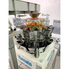 Used-Yamato-Used Yamato ADW-214SD Cannabis Combination Multi-Head Weigher Scale and Jar Filling Line/  Food Weigher Scale (LIKE NEW MACHINE, GREAT OPPORTUNITY TO SAVE THOUSANDS!-ADW-214SD-CD5244