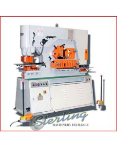 New-U.S. Industrial-Brand New U.S. Industrial Hydraulic Ironworker with Dual Operator Stations-USHI-90T-DO-XT-SMUSHI90TDOXT-01