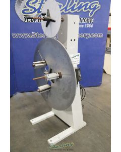Used-P/A INDUSTRIES-Used P/A Industries Powered Coil Reel With Paper Interleaf-SRA-600-A5238-01